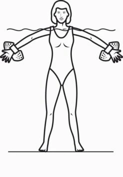 Thera-Band® Aquafins -Wassersportgeschäft W8005 02 ecommerce