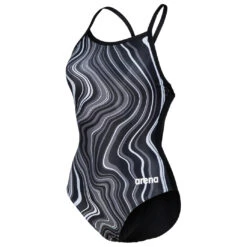 Arena Women's Lightdrop Back Marbled - Badeanzug -Wassersportgeschäft arena womens lightdrop back marbled badeanzug detail 2