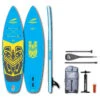8'6 Kids Pack With 2-Piece Fiberglass Paddle - SUP-Set -Wassersportgeschäft indiana 86 kids pack with 2 piece fiberglass paddle sup set
