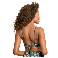 Maaji Women's Crocodile Green Parade - Bikini-Top -Wassersportgeschäft maaji womens crocodile green parade bikini top detail 4