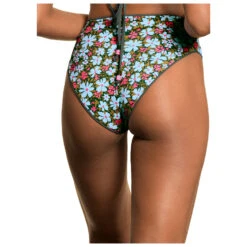 Maaji Women's Crocodile Green Suzy Q - Bikini-Bottom -Wassersportgeschäft maaji womens crocodile green suzy q bikini bottom detail 4