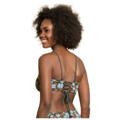 Maaji Women's Crocodile Green Ursule - Bikini-Top -Wassersportgeschäft maaji womens crocodile green ursule bikini top detail 4