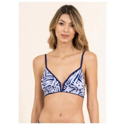 Maaji Women's Indigo Blue Parade - Bikini-Top -Wassersportgeschäft maaji womens indigo blue parade bikini top detail 3