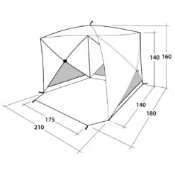 Outwell Beach Shelter Compton - Strandmuschel 8 Outwell Beach Shelter Compton - Strandmuschel -Wassersportgeschäft outwell beach shelter compton strandmuschel detail 2