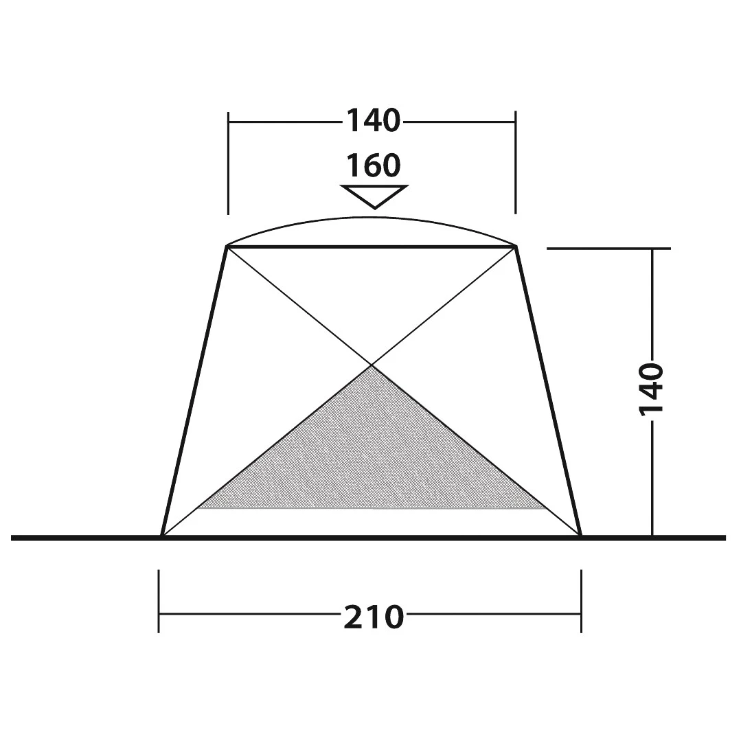 Outwell Beach Shelter Compton - Strandmuschel 5 Outwell Beach Shelter Compton - Strandmuschel – Bild 3