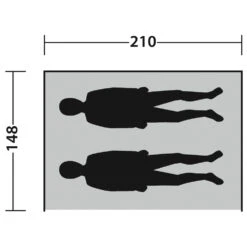 Outwell Beach Shelter Formby - Strandmuschel -Wassersportgeschäft outwell beach shelter formby strandmuschel detail 5
