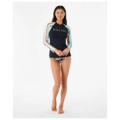 Rip Curl Women's Ripple Effect UPF L/S Top - Lycra 10 Rip Curl Women's Ripple Effect UPF L/S Top - Lycra -Wassersportgeschäft rip curl womens ripple effect upf l s top lycra detail 4