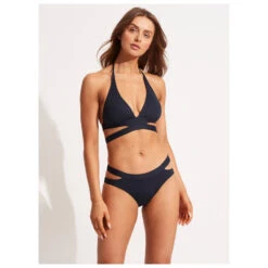 Seafolly Women's Collective Halter Bra - Bikini-Top -Wassersportgeschäft seafolly womens collective halter bra bikini top detail 3