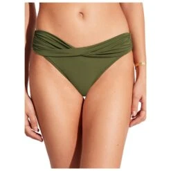 Seafolly Women's Collective Twist Band Hipster - Bikini-Bottom -Wassersportgeschäft seafolly womens collective twist band hipster bikini bottom detail 3