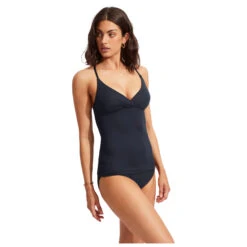 Seafolly Women's Collective Wrap Front Singlet - Tankini 15 Seafolly Women's Collective Wrap Front Singlet - Tankini -Wassersportgeschäft seafolly womens collective wrap front singlet tankini detail 5