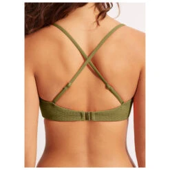 Seafolly Women's Sea Dive Scoop Neck Halter - Bikini-Top -Wassersportgeschäft seafolly womens sea dive scoop neck halter bikini top detail 5