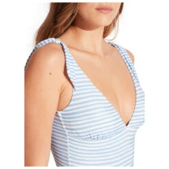 Seafolly Women's Summercrush V Neck One Piece - Badeanzug -Wassersportgeschäft seafolly womens summercrush v neck one piece badeanzug detail 3