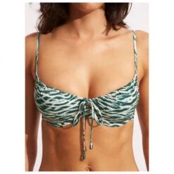 Seafolly Women's Wild At Heart Underwire Bra - Bikini-Top -Wassersportgeschäft seafolly womens wild at heart underwire bra bikini top detail 6